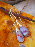 Jasper Drop Earrings Gold