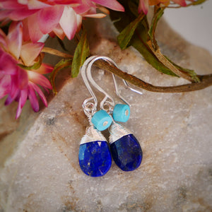 Lapis and Turquoise Sterling Silver